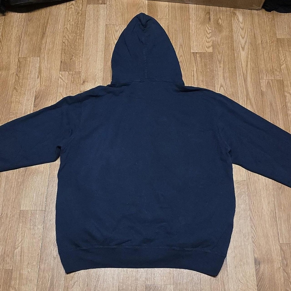 Bape A Bathing Ape Sweatshirt Hoodie Shark Size Large Navy - Picture 2 of 8
